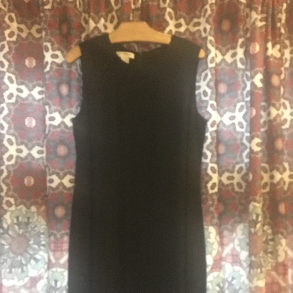 Liz Claiborne Black sheath dress.